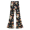 2019 za women's floral print flare pants causal loose female's chiffon trousers wide leg pants size XS S M L