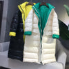 White Duck Fashion 2019 New Autmn Winter Thin Version Down Coat  Women's Long Section Fashion Over The Knee Coat European Jacket