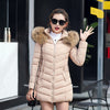 2019 New winter jacket women warm fur long coat cotton parka fashion slim thick women's jacket coat manteau femme