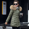 2019 New winter jacket women warm fur long coat cotton parka fashion slim thick women's jacket coat manteau femme