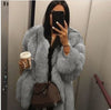 Women Faux Fur Coat Winter Luxury High Quality Thick Women Overcoat Warm Plus Size Plush Furry Female Jacket Coat Outerwear 5XL