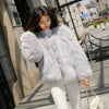 Female Imitation Fox Fur Coat  Winter Jacket Sexy Soft Short Warm Paragraph  Casual 2019 Autumn New Korean style Plush Rabbit