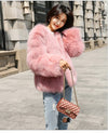 Female Imitation Fox Fur Coat  Winter Jacket Sexy Soft Short Warm Paragraph  Casual 2019 Autumn New Korean style Plush Rabbit