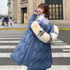 Women' s Winter Jacket Big Fur Collar Slim fit Women' s Parker Thick Cotton  Low-key Luxury High Quality Large Women' s Parka