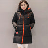 Women Parka 2019 Winter Jacket Coat Hooded Outwear Female Long Parkas Feminine Thick Cotton Padded Lining Lady Basic Coats