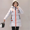 Women Parka 2019 Winter Jacket Coat Hooded Outwear Female Long Parkas Feminine Thick Cotton Padded Lining Lady Basic Coats