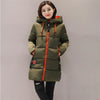 Women Parka 2019 Winter Jacket Coat Hooded Outwear Female Long Parkas Feminine Thick Cotton Padded Lining Lady Basic Coats