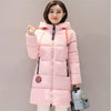 Women Parka 2019 Winter Jacket Coat Hooded Outwear Female Long Parkas Feminine Thick Cotton Padded Lining Lady Basic Coats