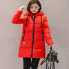 Women Parka 2019 Winter Jacket Coat Hooded Outwear Female Long Parkas Feminine Thick Cotton Padded Lining Lady Basic Coats