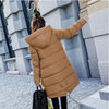 2109 Winter Parkas Women Thicken Hooded Tops Students Cotton jacket Plus size Loose Warm Cotton-padded jacket Female Long Coats