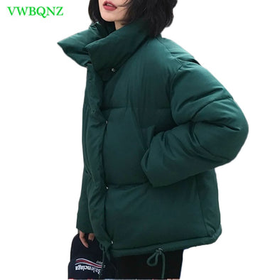 New Women Winter Coat Female Warm Down cotton jacket Women's Korean Bread service Wadded Jackets parkas Female jacket coats A941