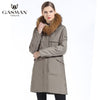 GASMAN 2019 New Winter Collection Women's Parka Hooded Warm Jacket For Women Parka Padded Coat Winter Natural Fur Collar Raccoon
